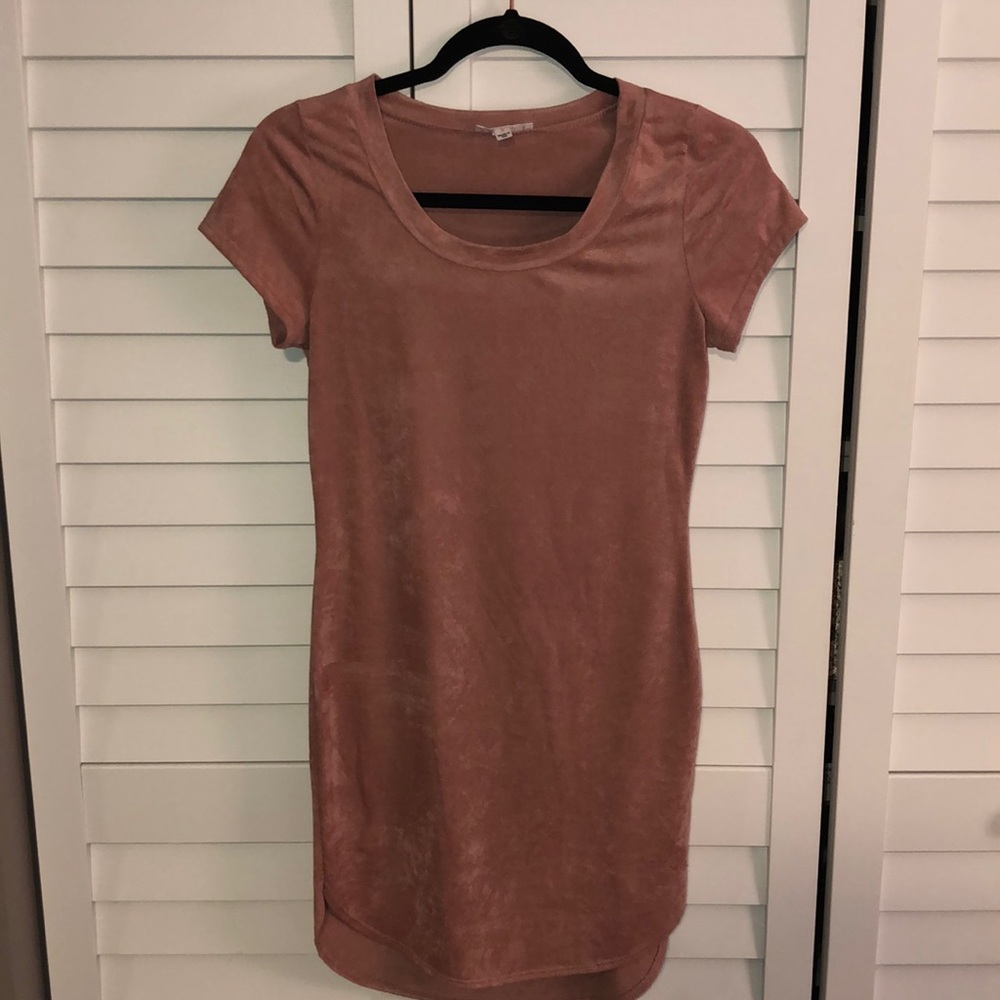 A’gaci dusty pink t-shirt dress